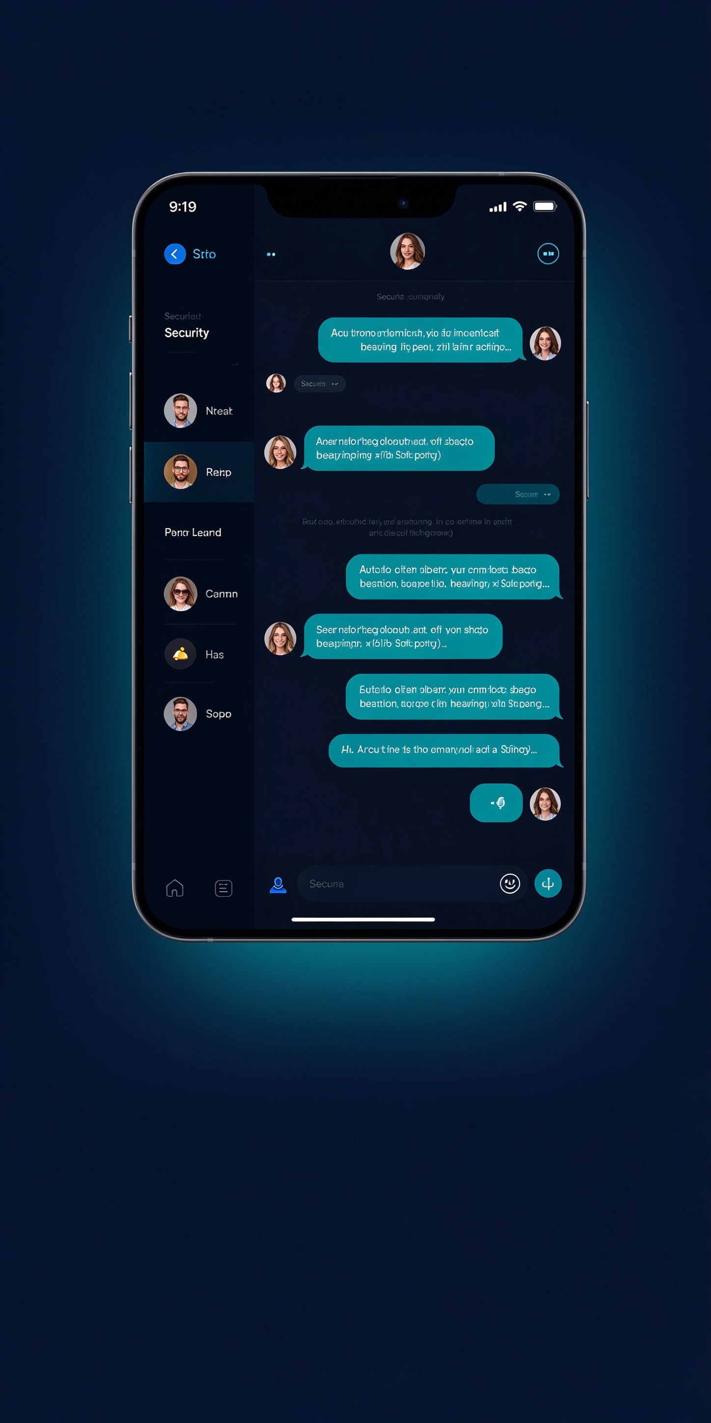 AntMessenger 手机端界面